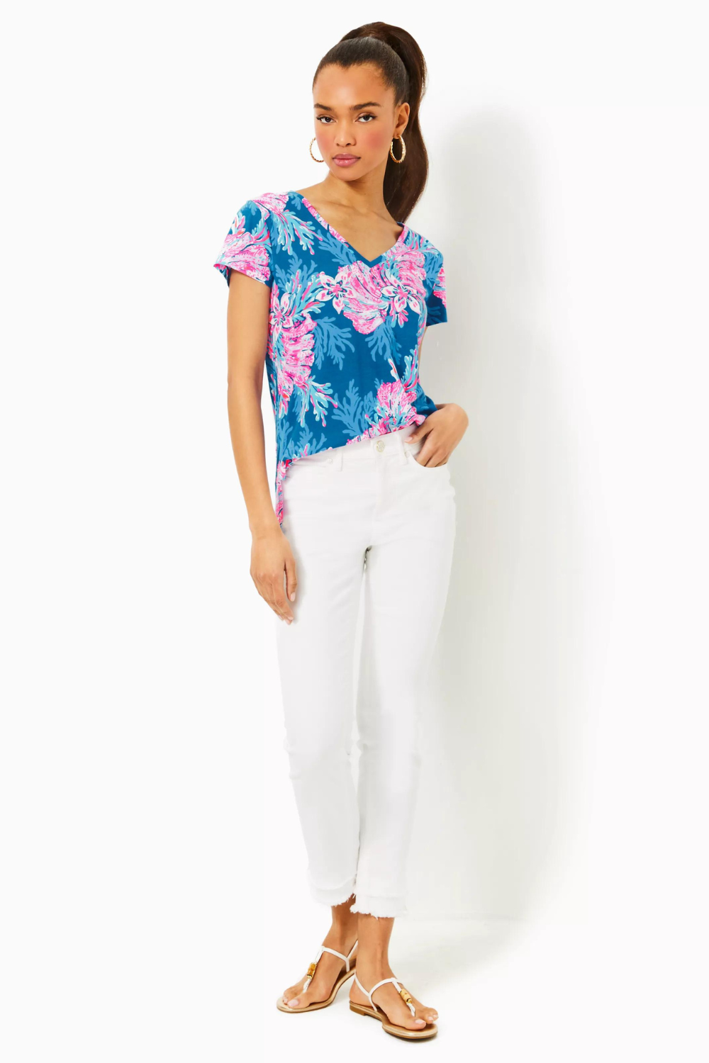 Lilly Pulitzer Meredith Tee - For the Fans