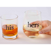 Mud Pie His & Hers Glass Set - The Cottage