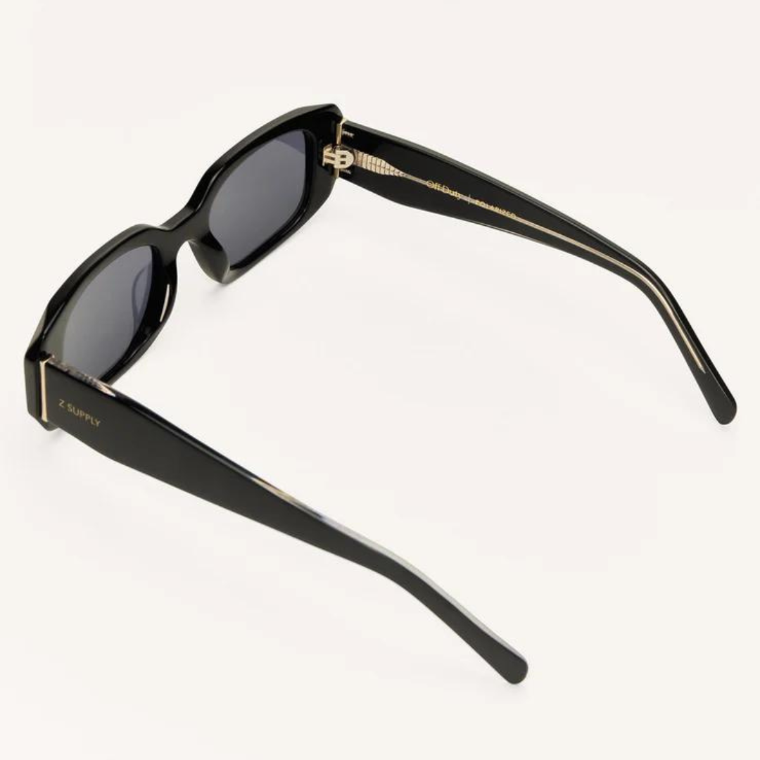 Z Supply Off Duty Sunglasses - Polished Black