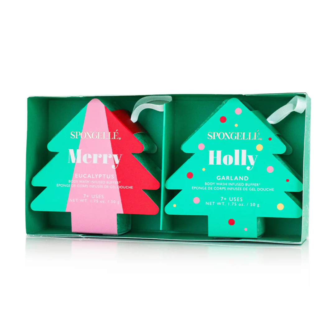 Spongelle Happy Holidays Holiday Tree Gift Set