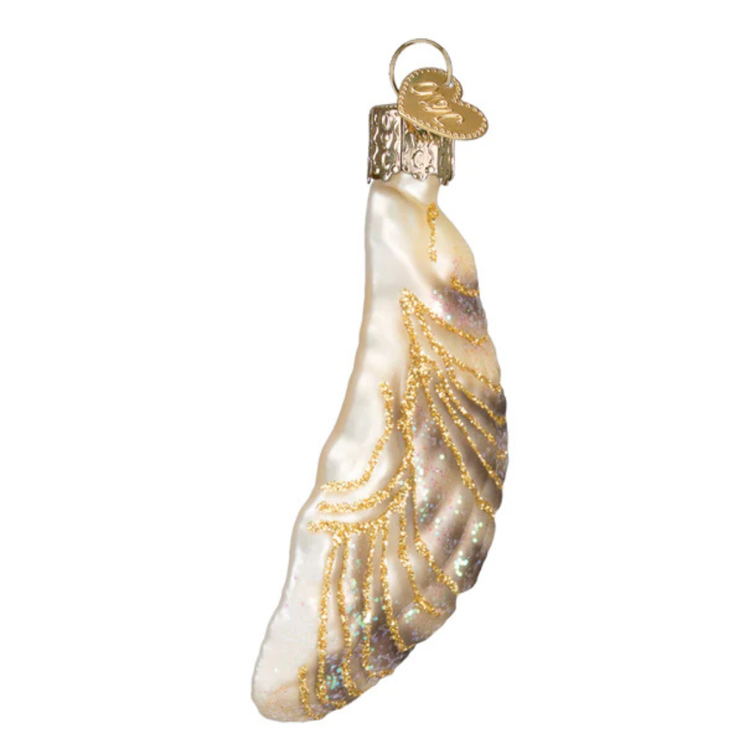 Old World Christmas Oyster w/ Pearl Ornament