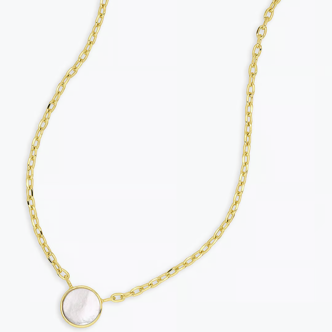 Gorjana compass 2025 coin necklace