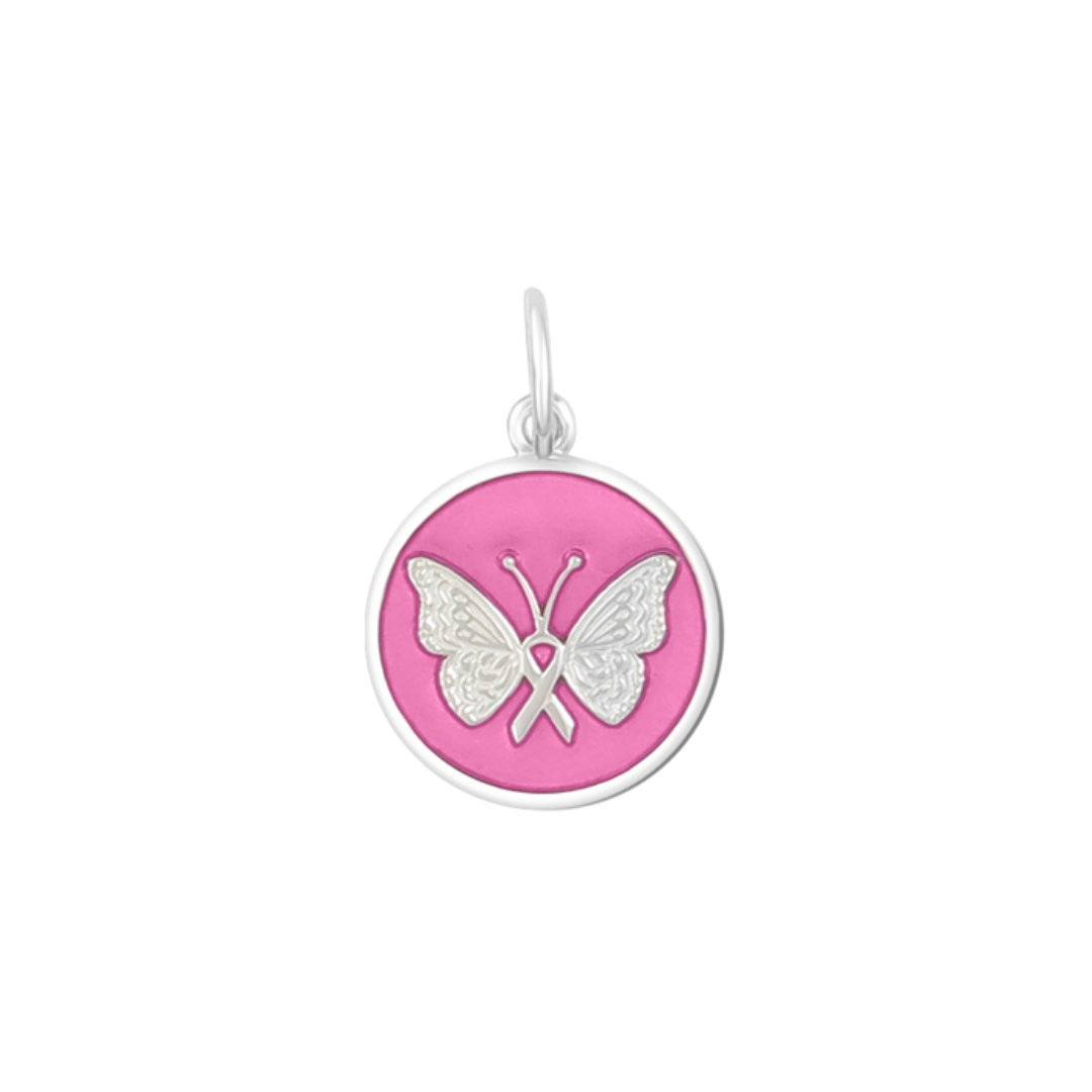 Lola ACS Butterfly Pendant - Vintage Pink