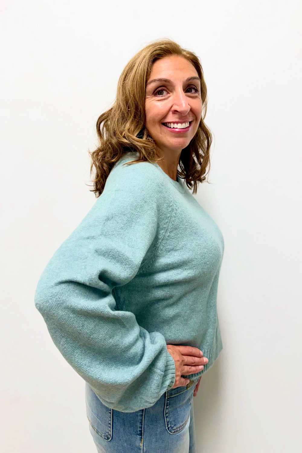 Z Supply Coming Up Sweater- Soft Succulent