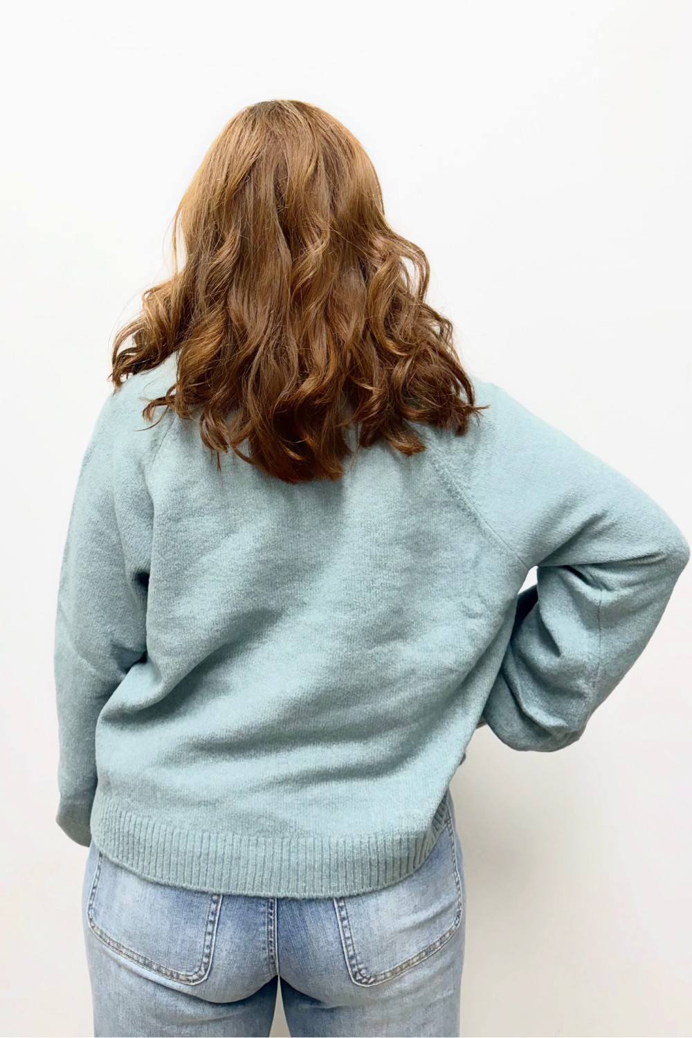 Z Supply Coming Up Sweater- Soft Succulent