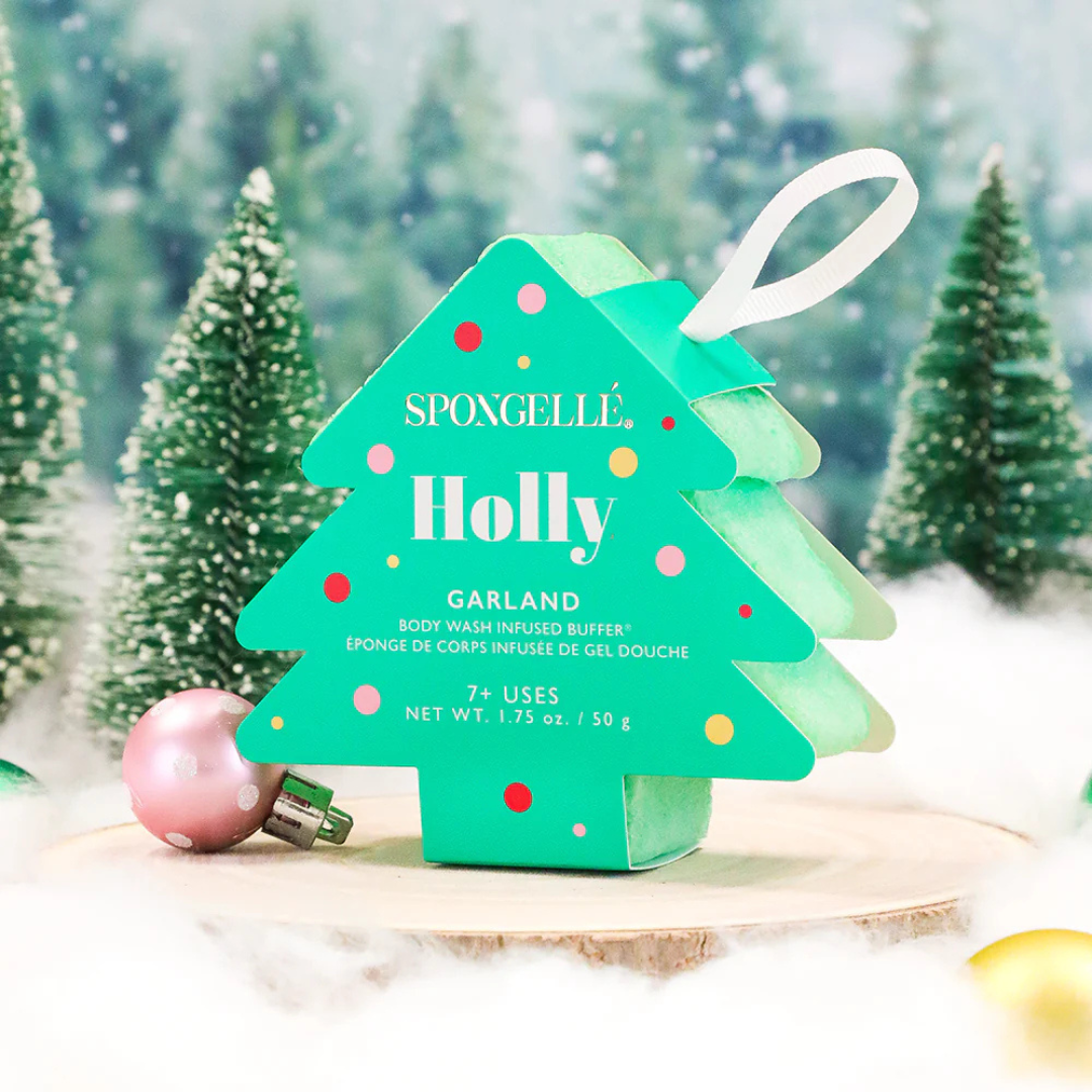 Spongelle Holiday Tree Buffer