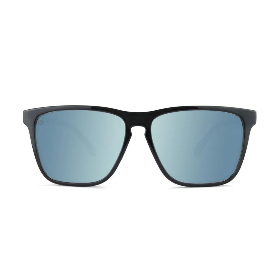 Knockaround Fast Lanes Sport Sunglasses - Jelly Black/Sky Blue