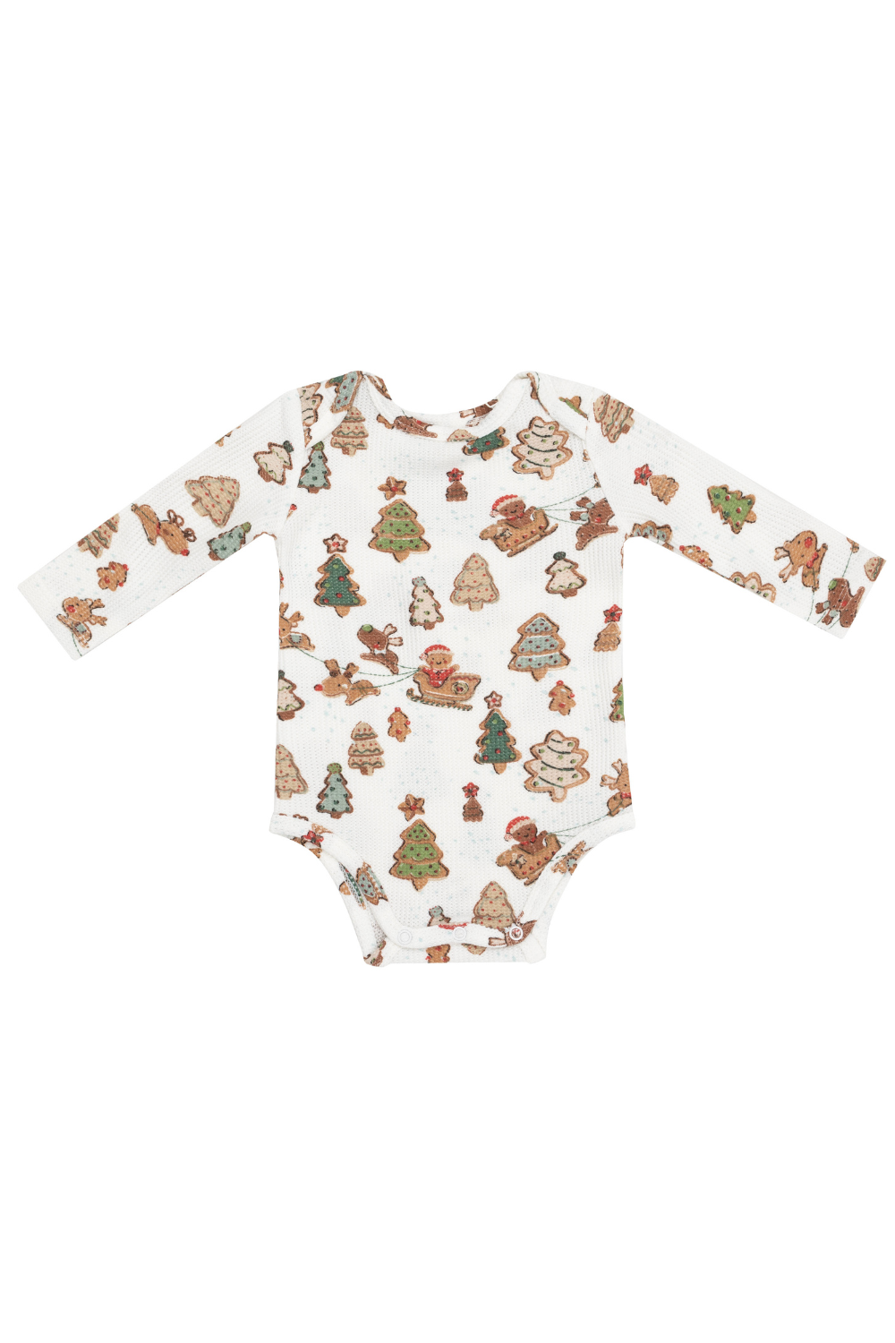 Angel Dear Gingerbread Sleigh Ride Long-sleeved Bodysuit - The Cottage