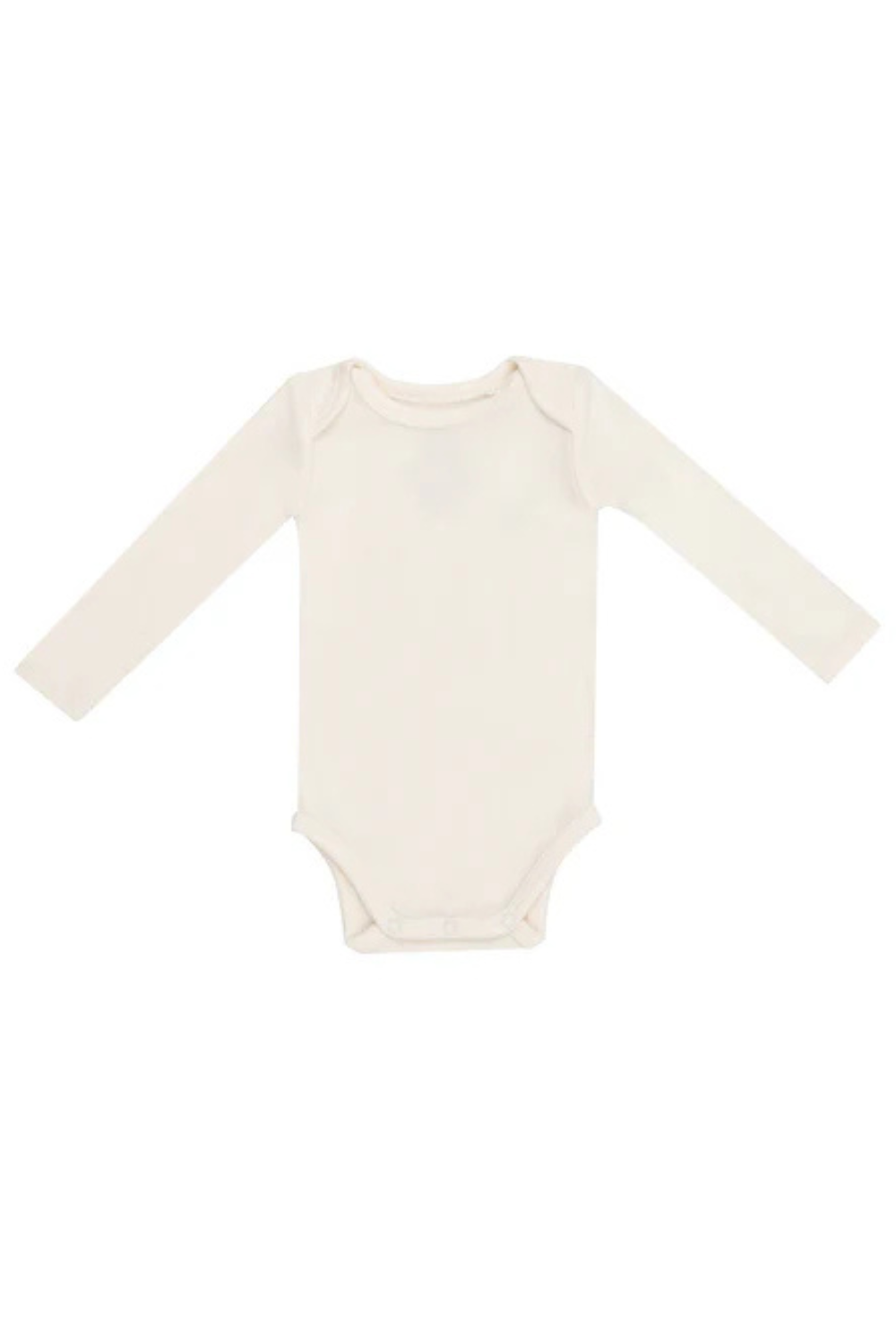 Angel Dear Long Sleeved Ribbed Sugar Swizzle Bodysuit- Ivory