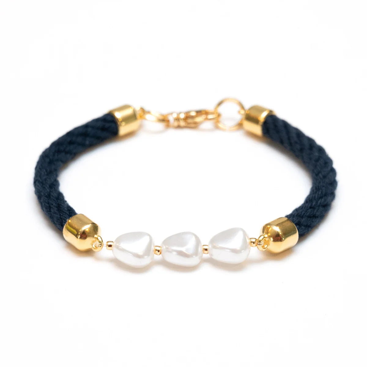 Allison Cole Atlantic Bracelet - Navy/Gold