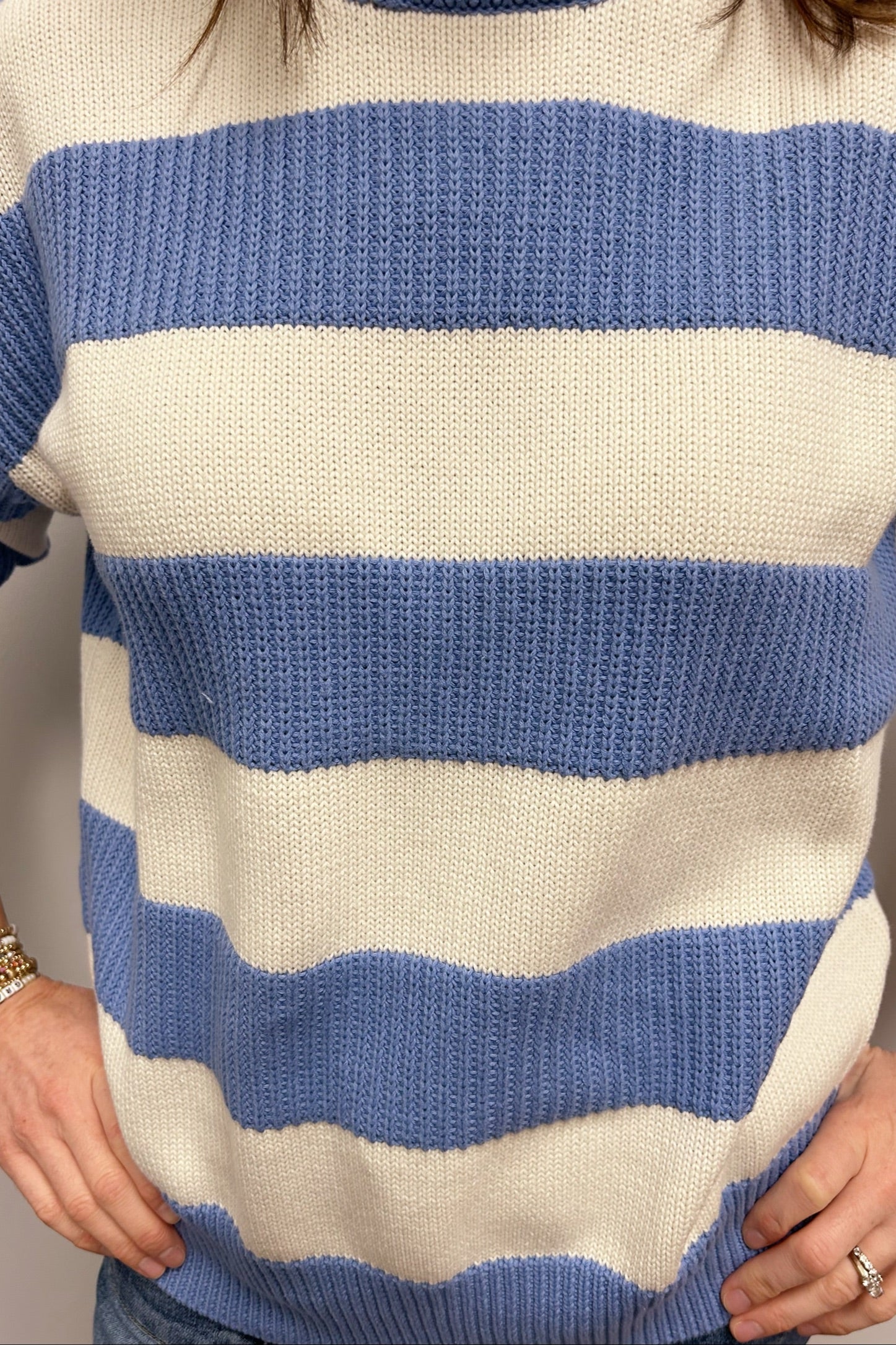 Z Supply Boyfriend Sailor Sweater - Blue River