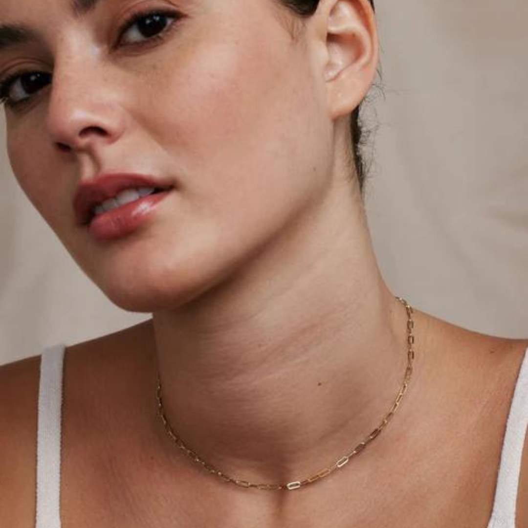 Bryan Anthonys Delicate Paperclip Chain Necklace