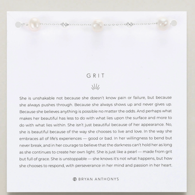 Motivational poster with text about grit and resilience on a white background