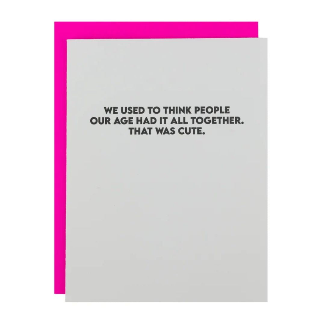 Chez Gagne Birthday Letterpress Card