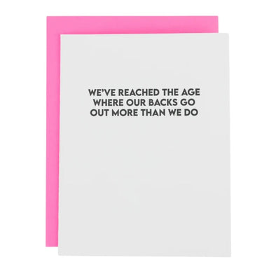 Chez Gagne Birthday Letterpress Card