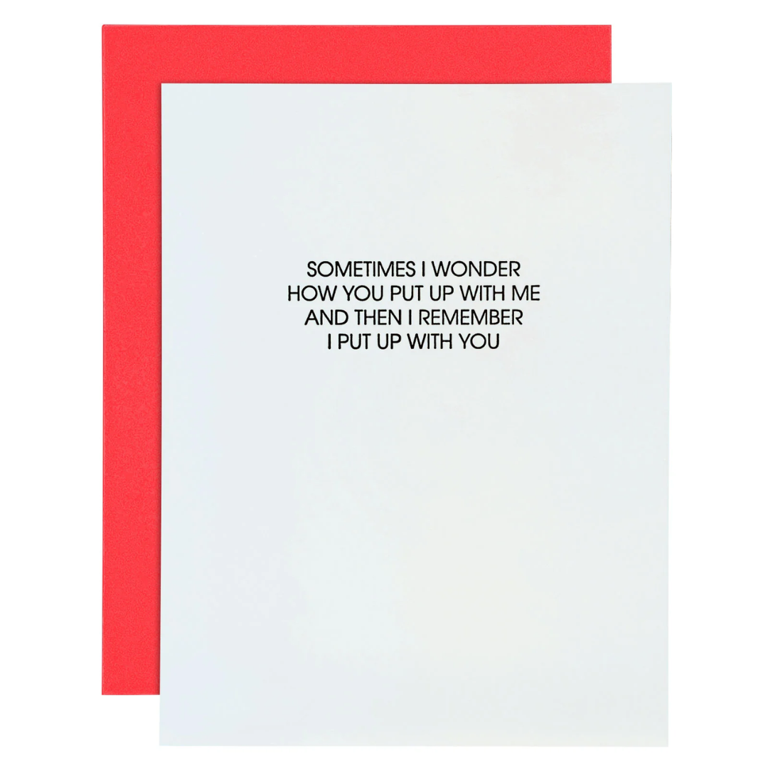 Chez Gagne Letterpress Card