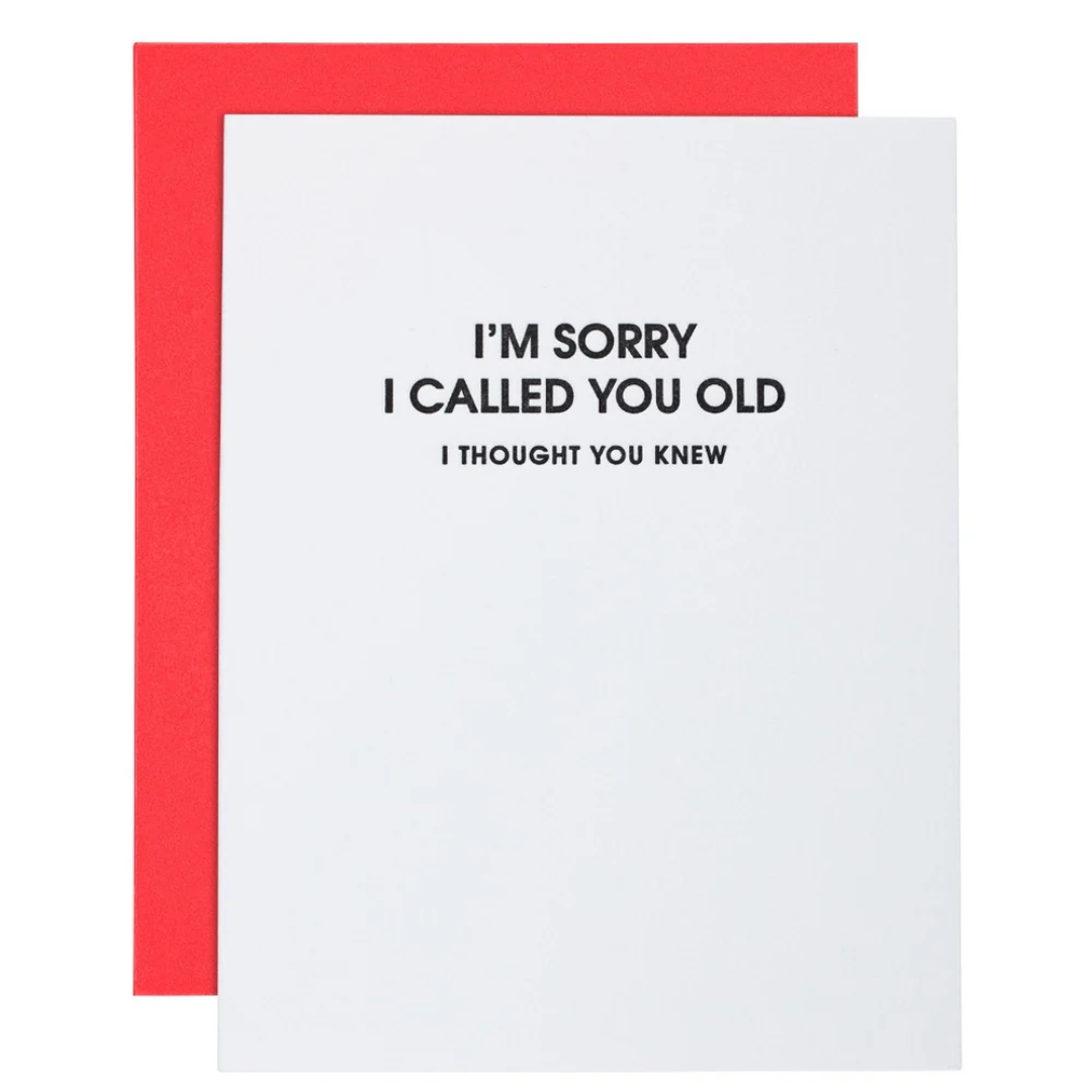 Chez Gagne Letterpress Card