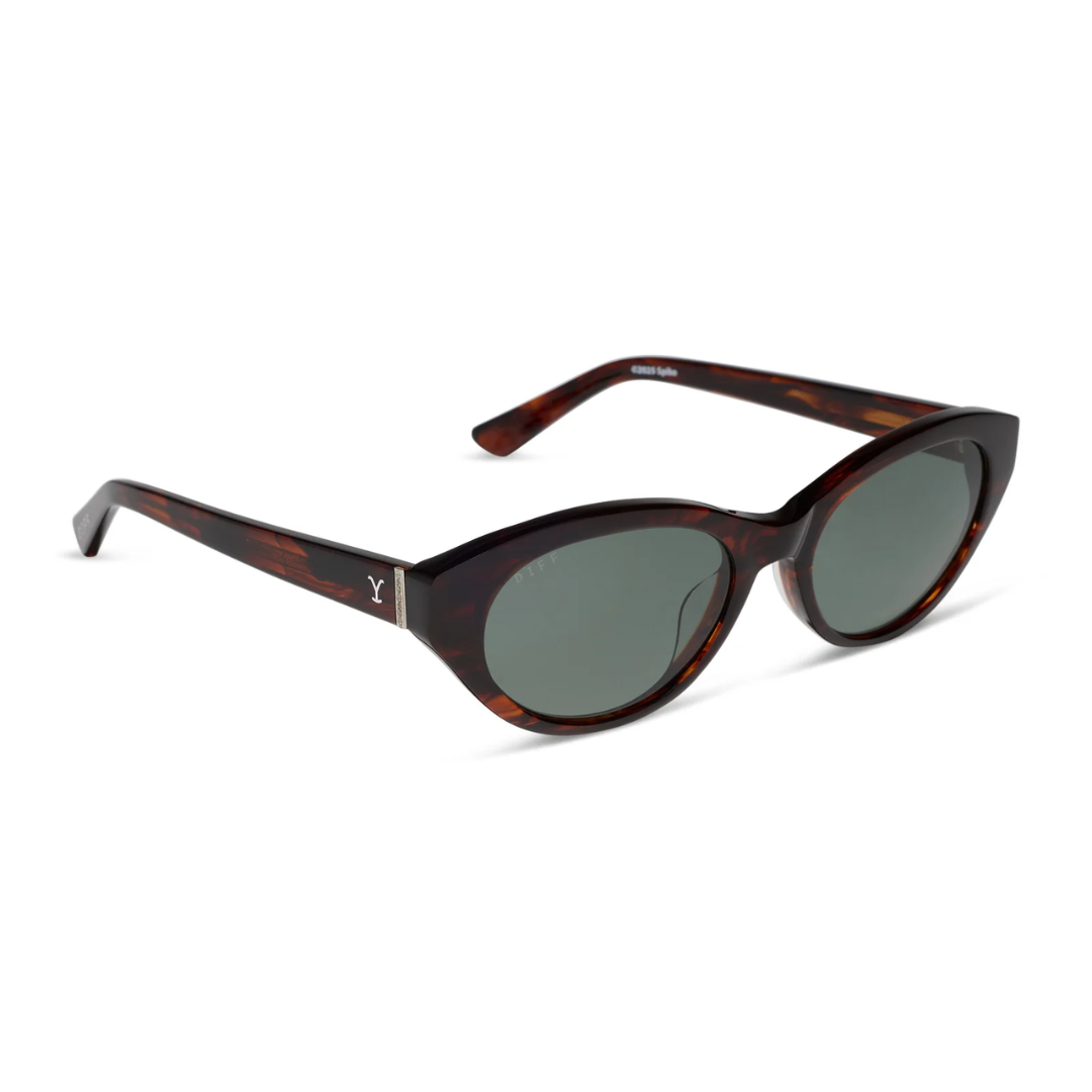 Diff Eyewear The Ranch Sunglasses- Sequoia/ G15 Polarized