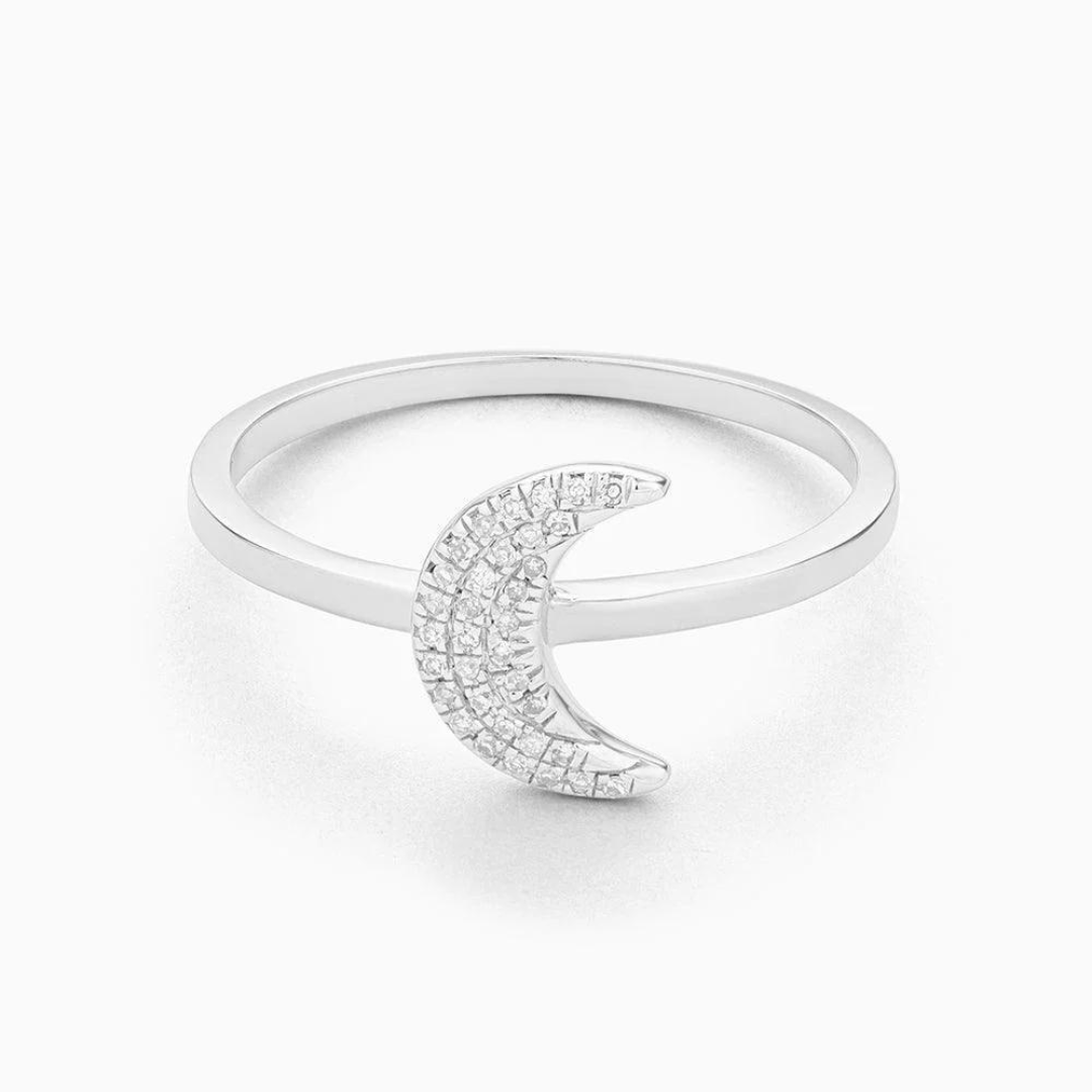 Ella Stein Silver Mooning Over You Ring - 8