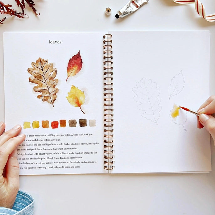 Emily Lex Studio Watercolor Workbook w/Paint - Autumn