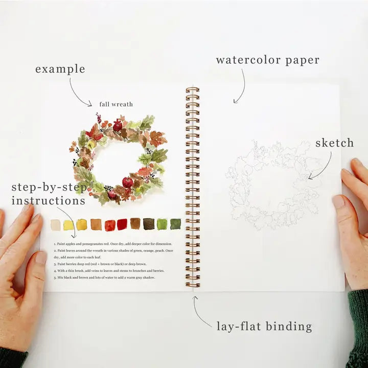 Emily Lex Studio Watercolor Workbook w/Paint - Autumn