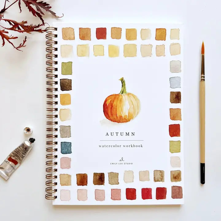 Emily Lex Studio Watercolor Workbook w/Paint - Autumn
