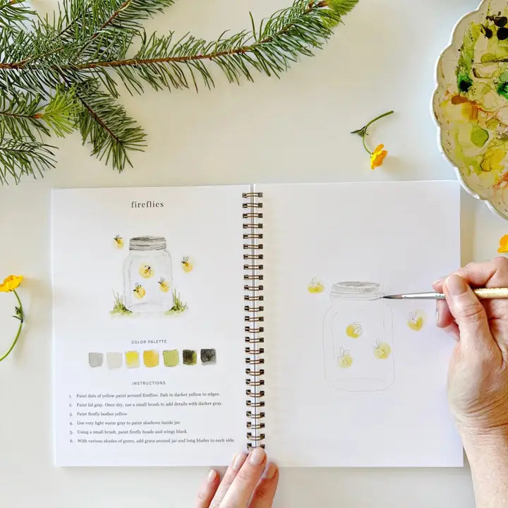 Emily Lex Studio Watercolor Workbook w/Paint - Camping