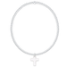 Enewton Classic Sterling 2mm Bracelet- Blessed Crystal Charm