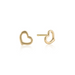 Enewton Heart stud earrings in Gold