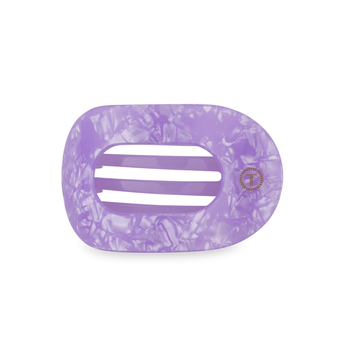 purple hairclip against white background