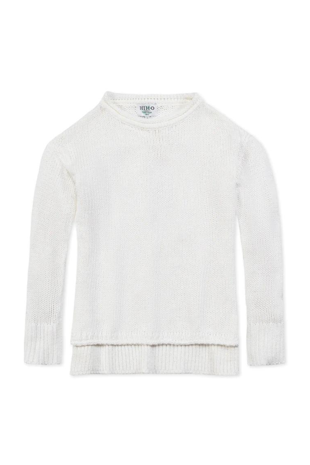 HIHO Relaxed Crew Sweater - White