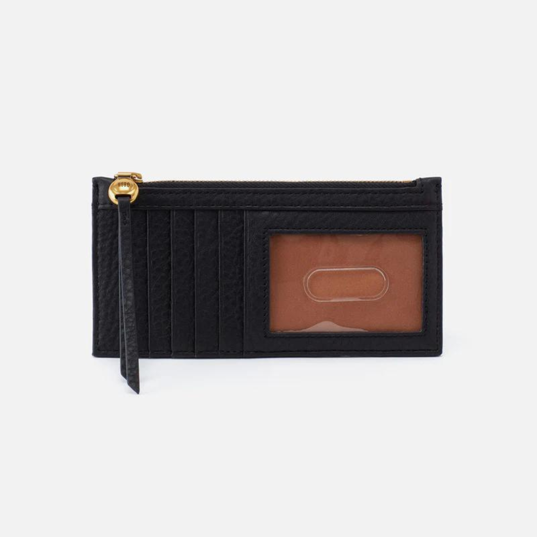 Hobo Carte Card Case Pebbled Leather