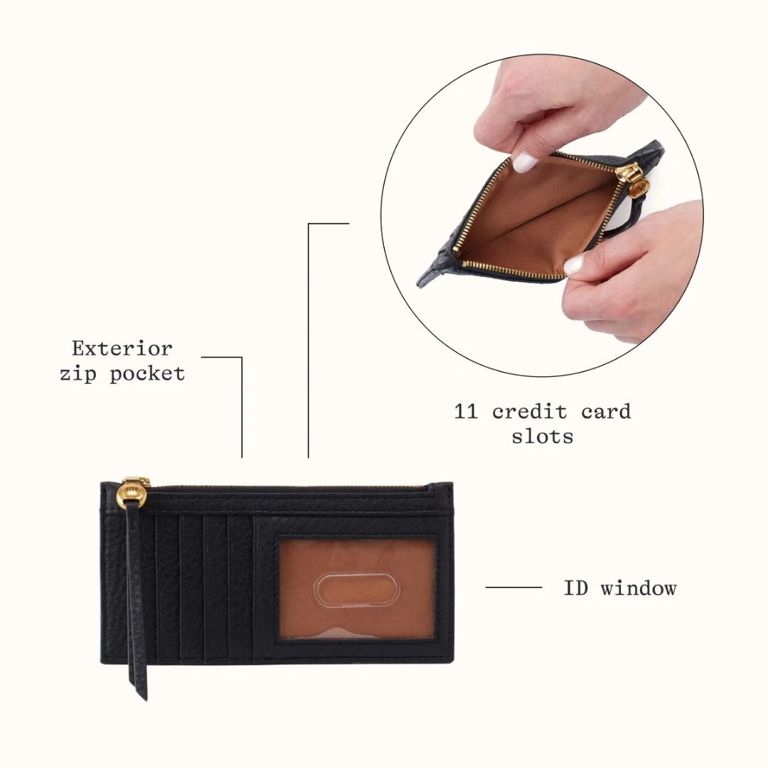 Hobo Carte Wallet- Kindling Brown