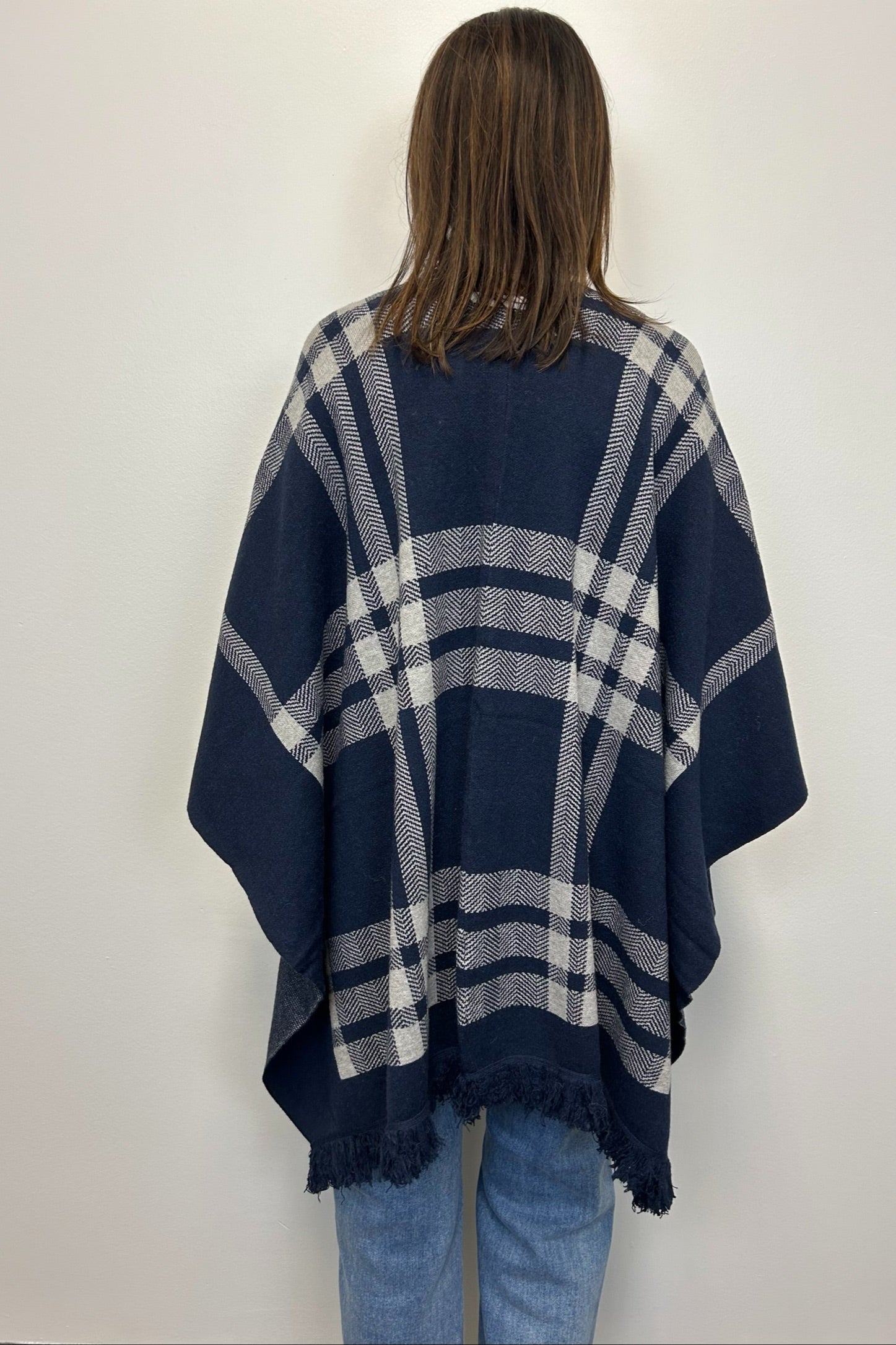 Plaid Pattern Kimono