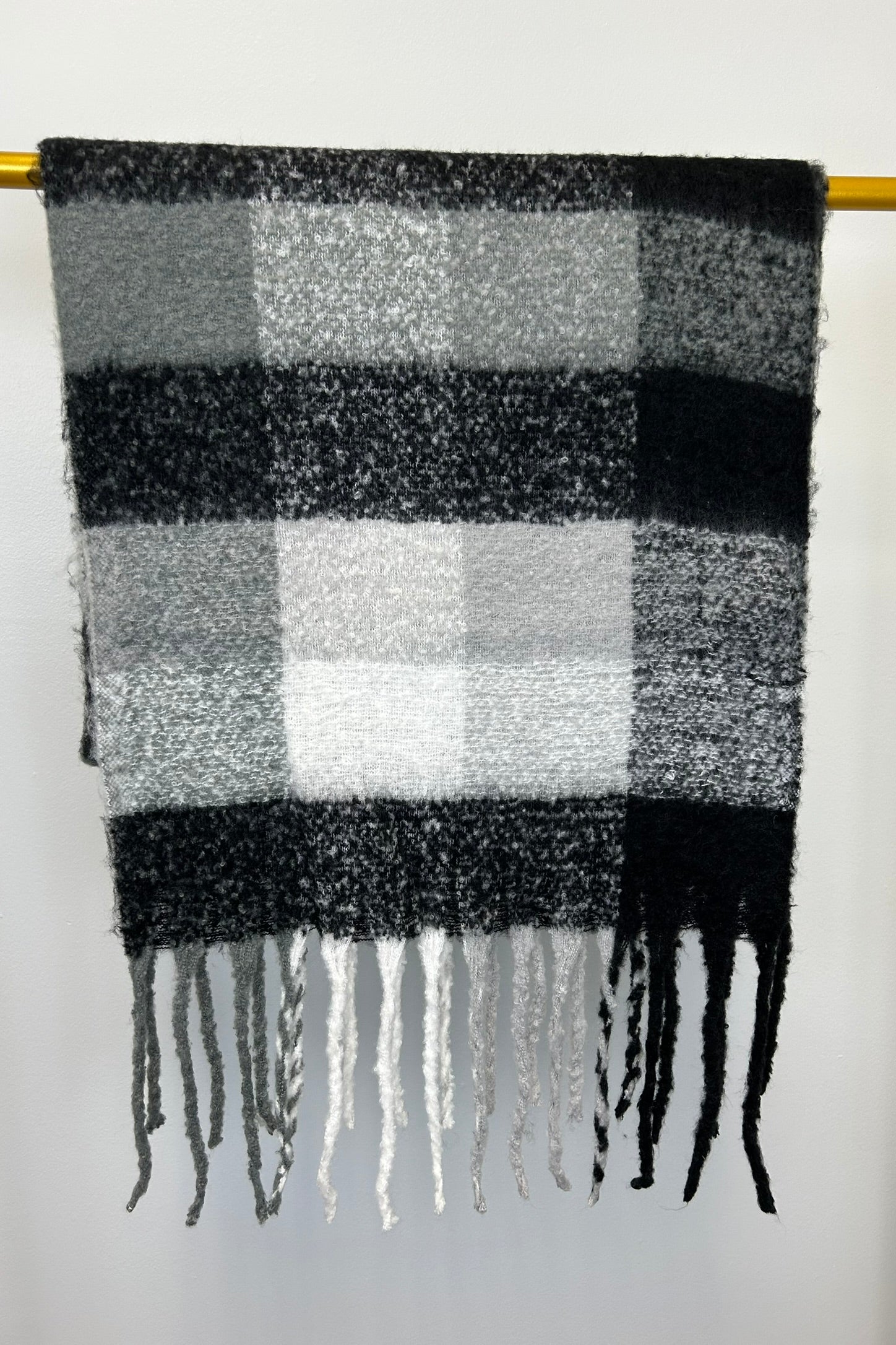 Vibrant Rich Plaid Scarf