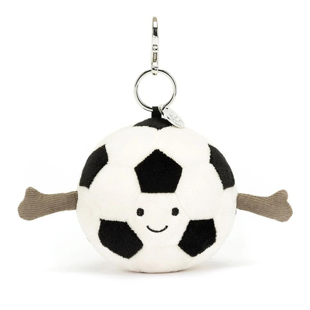 Jellycat Amuseables Sports Soccer Bag Charm