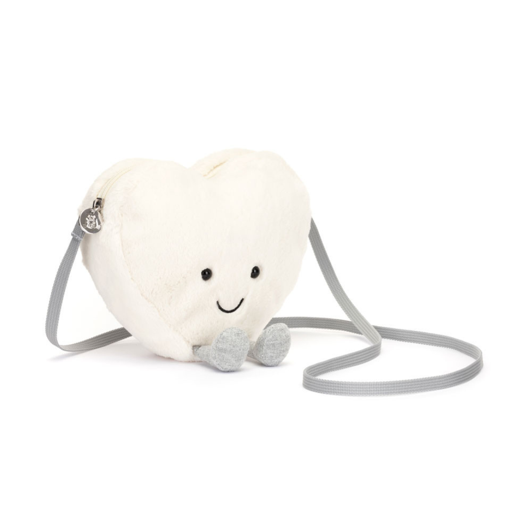 Jellycat Amuseables Cream Heart Bag