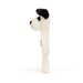 Jellycat Bashful Black & Cream Puppy Ring Rattle - The Cottage