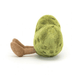 pickle stuffed animal with legs on white background