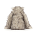 yetti stuffed animal on white background