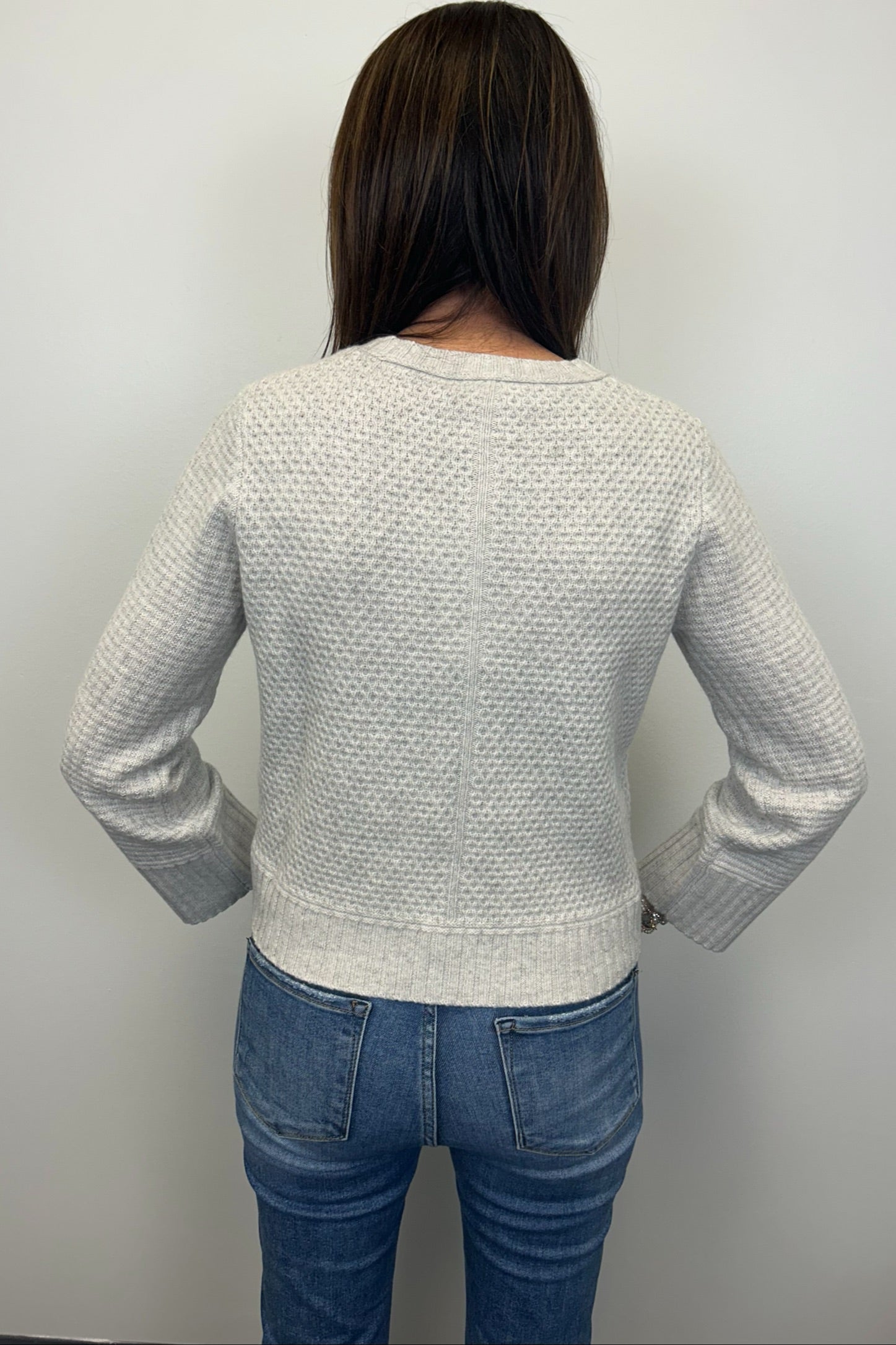 Alashan Kaylee Textured Crew Neck - Vapor