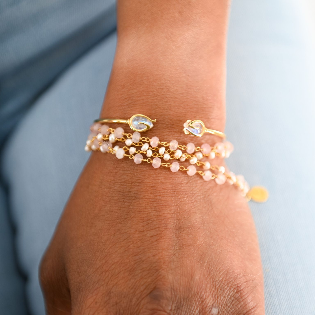 Kimberly James Jewelry Beaded Bracelet - Rose Quartz