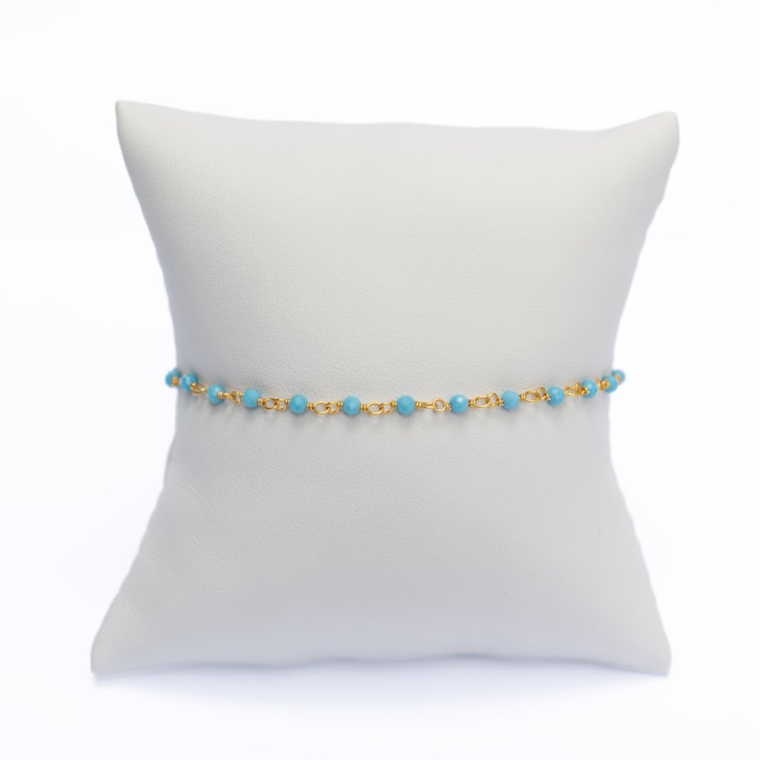 Kimberly James Beaded Bracelet - Turquoise