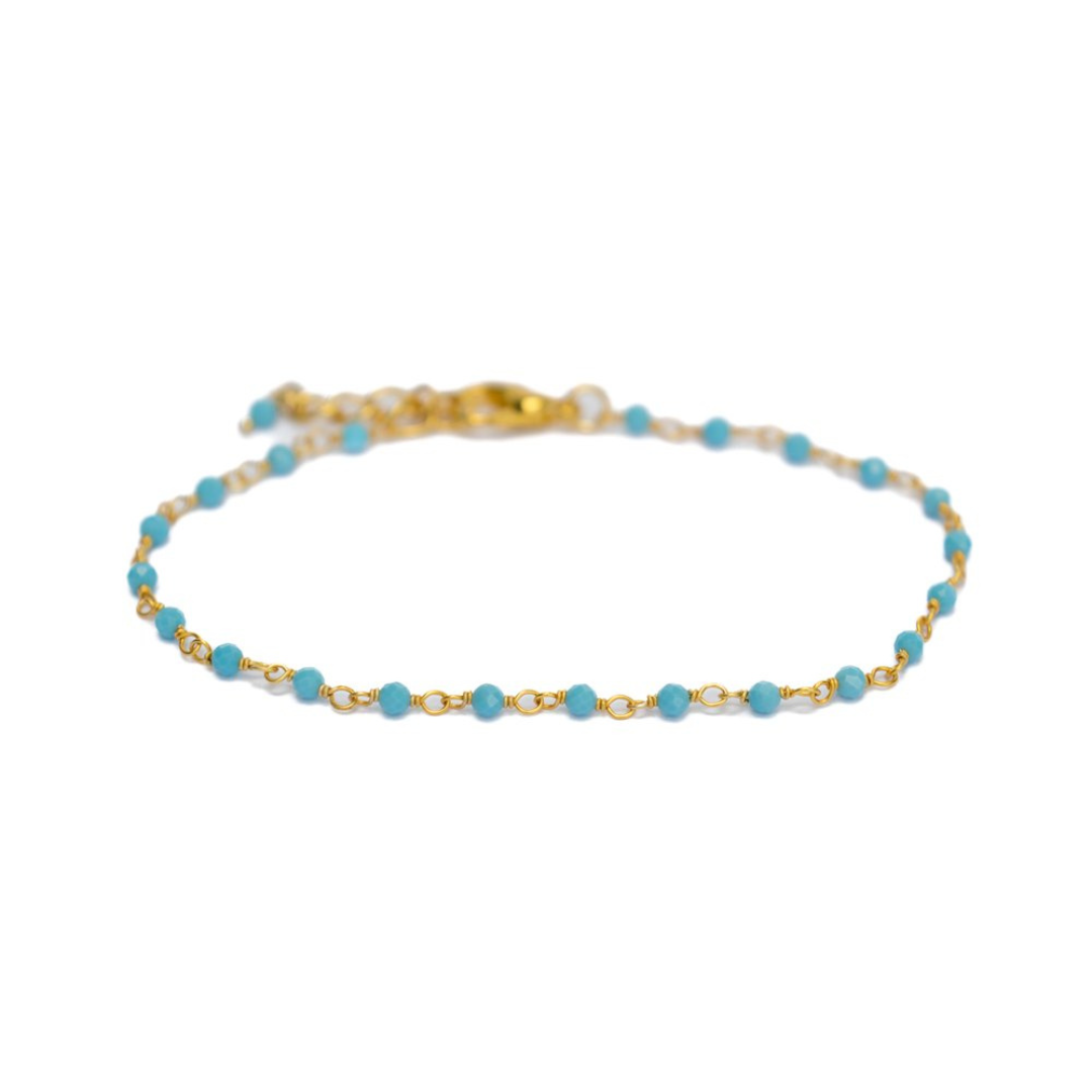 Kimberly James Beaded Bracelet - Turquoise