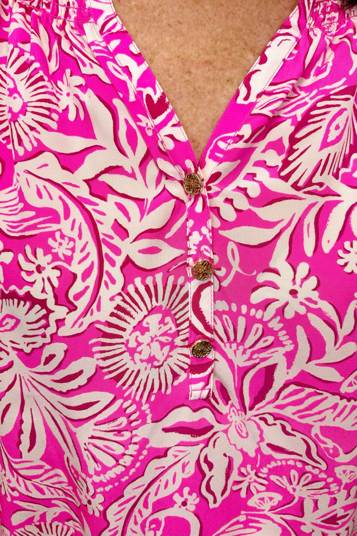 Lilly Pulitzer Elsa Top -  Absolutely Flamazing