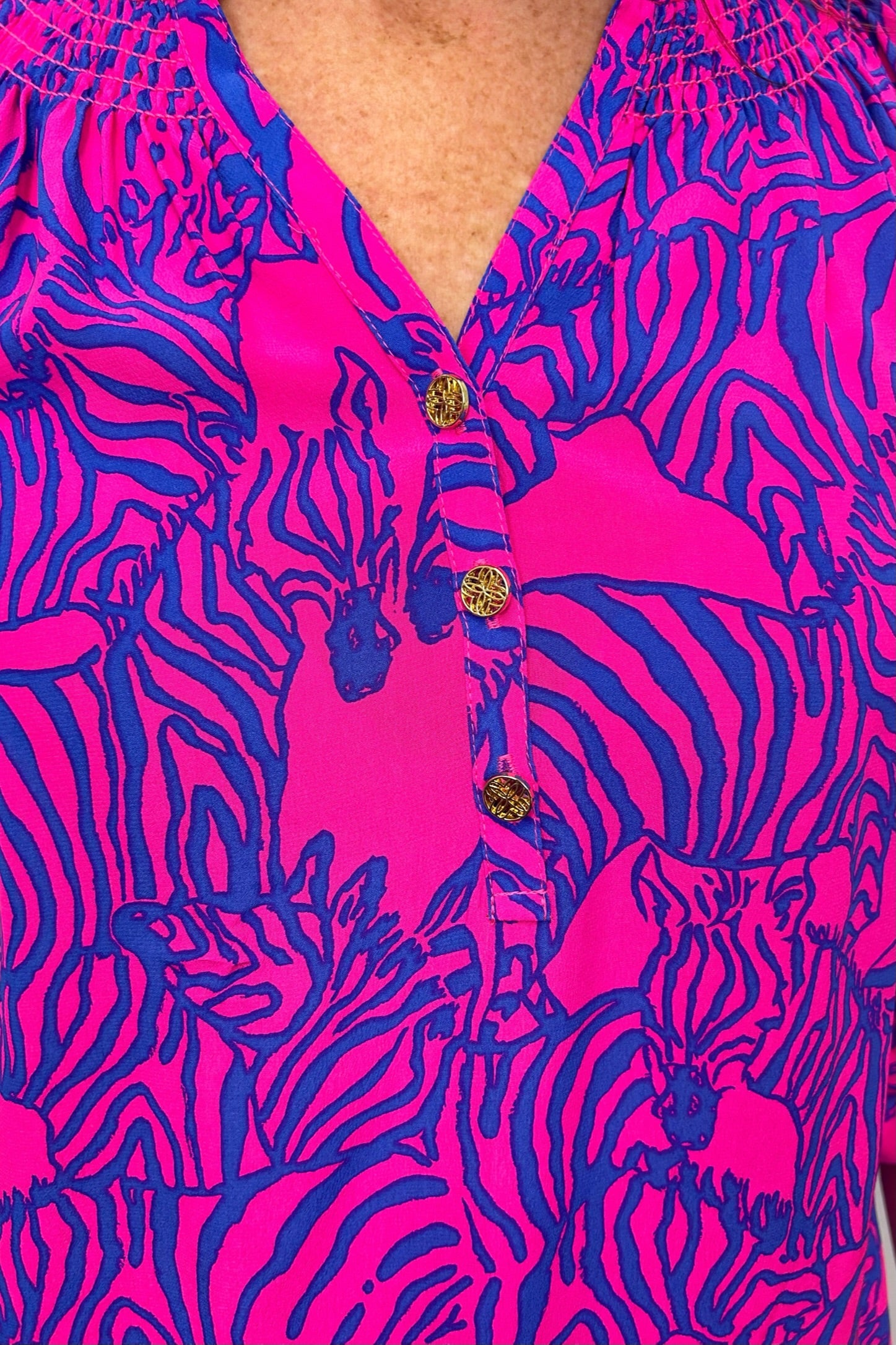 Lilly Pulitzer Elsa Top - Wild Nights