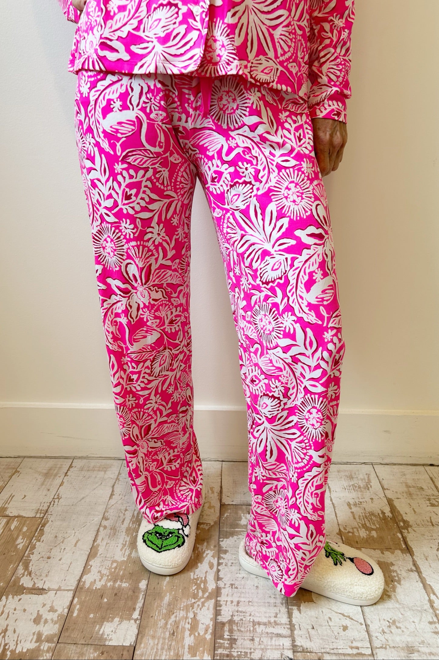 Lilly Pulitzer PJ Knit Pant - Absolutely Flamazing