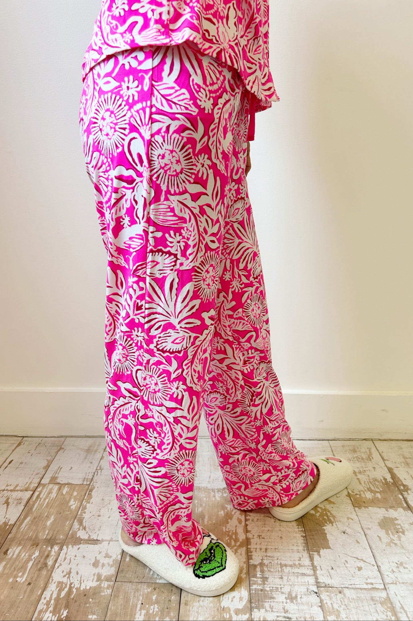 Lilly Pulitzer PJ Knit Pant - Absolutely Flamazing