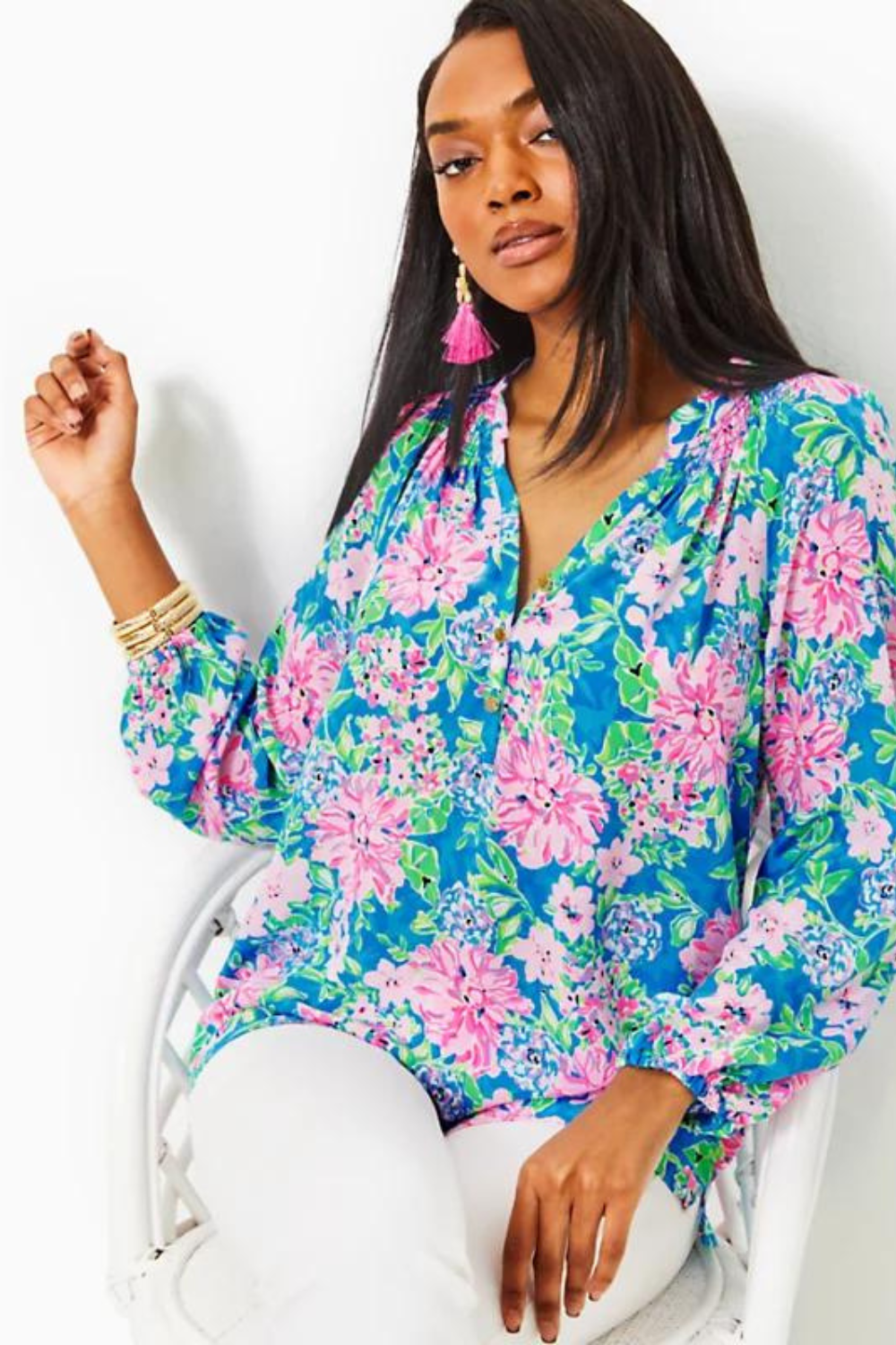 Lilly Pulitzer Elsa Top - Spring in Your Step