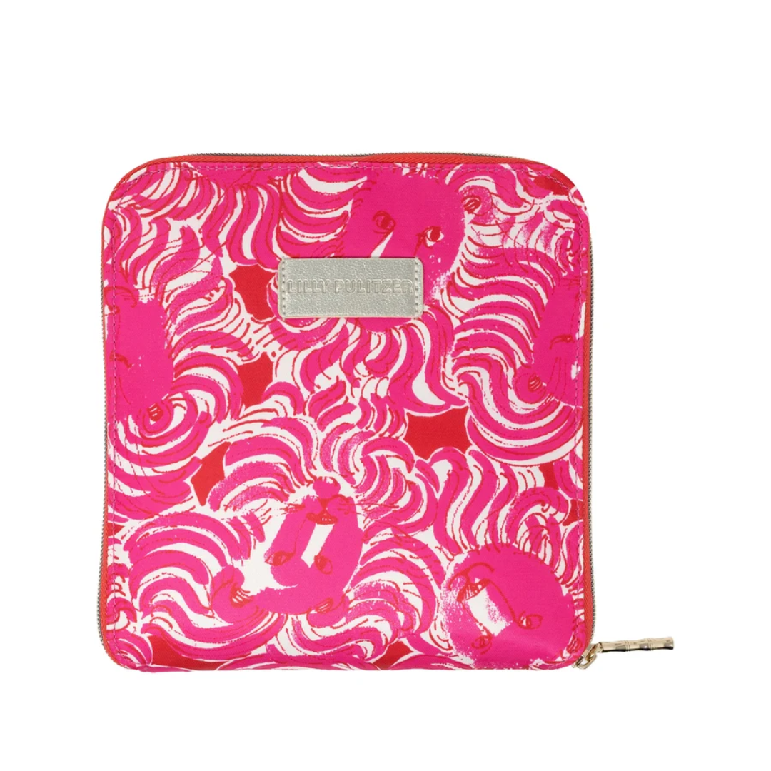 Lilly Pulitzer Packable Tote- Strawberry Red Pride of Lilly